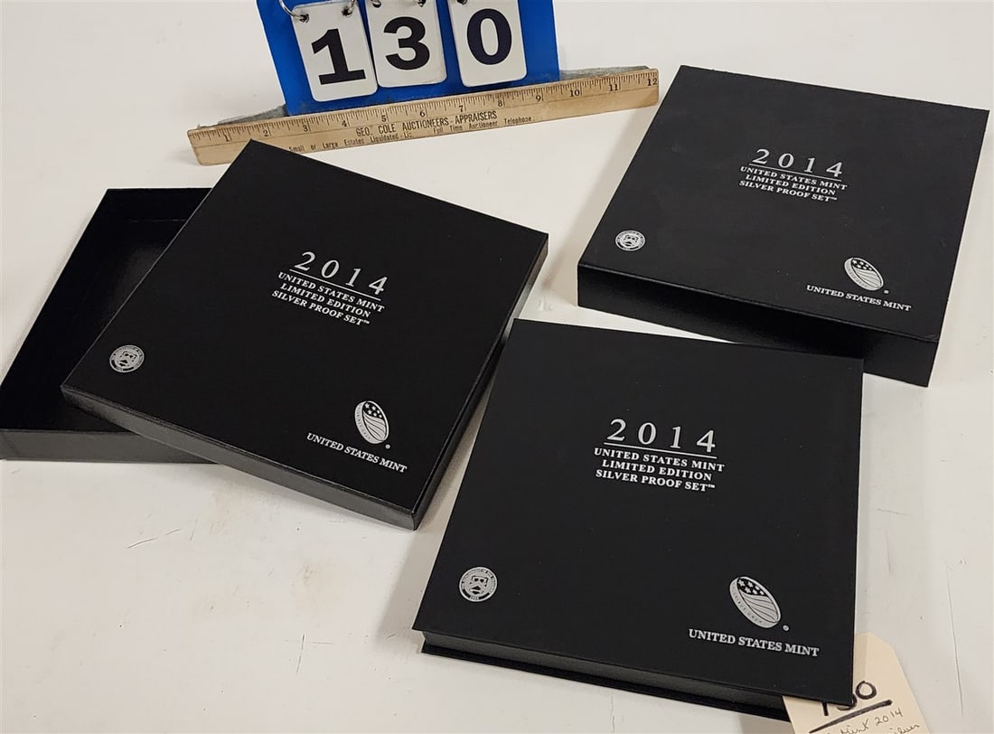 US Mint 2014 Limited Ed. Silver Proof Set: US Mint 2014 Limited Ed. Silver Proof Set