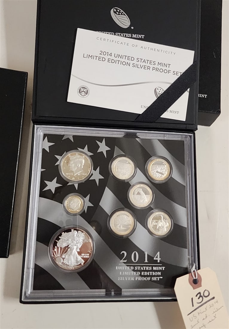 US Mint 2014 Limited Ed. Silver Proof Set - 2