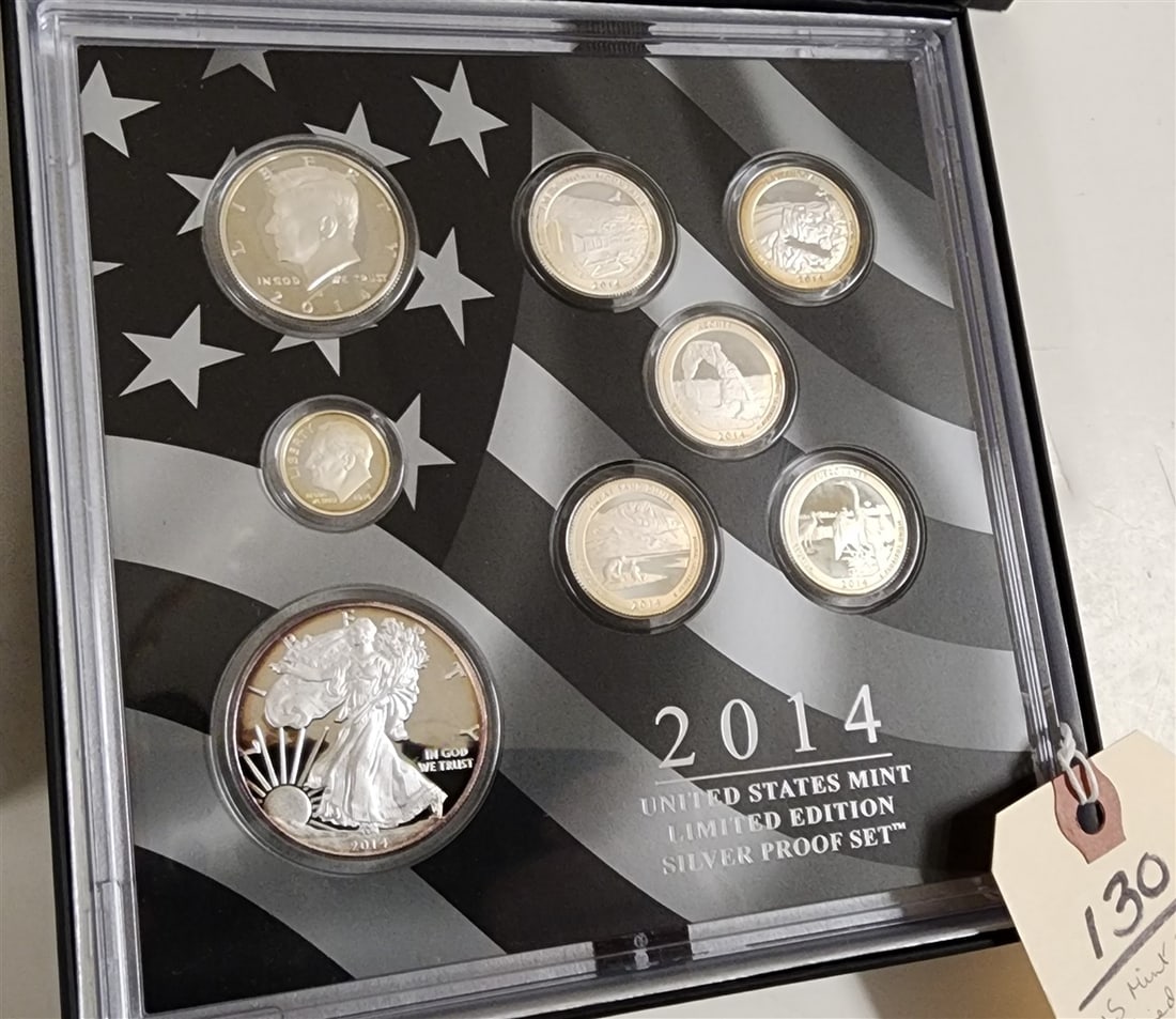 US Mint 2014 Limited Ed. Silver Proof Set - 3