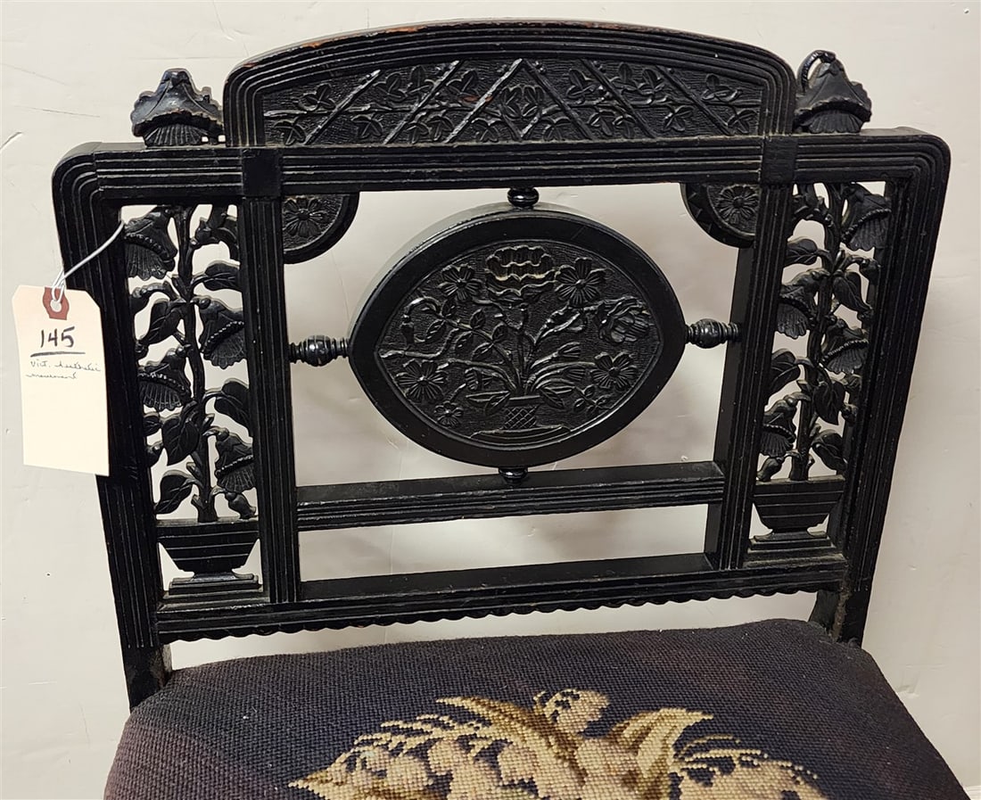 Aesthetic Movement Ebonized Chair - 2