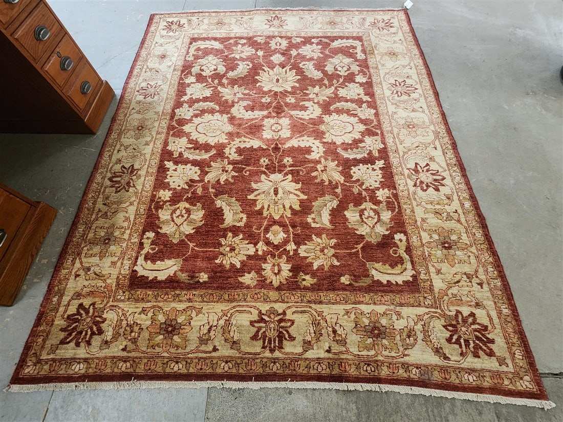 Peshawar Rug 6'8" X 8'9": Peshawar Rug 6'8" X 8'9"