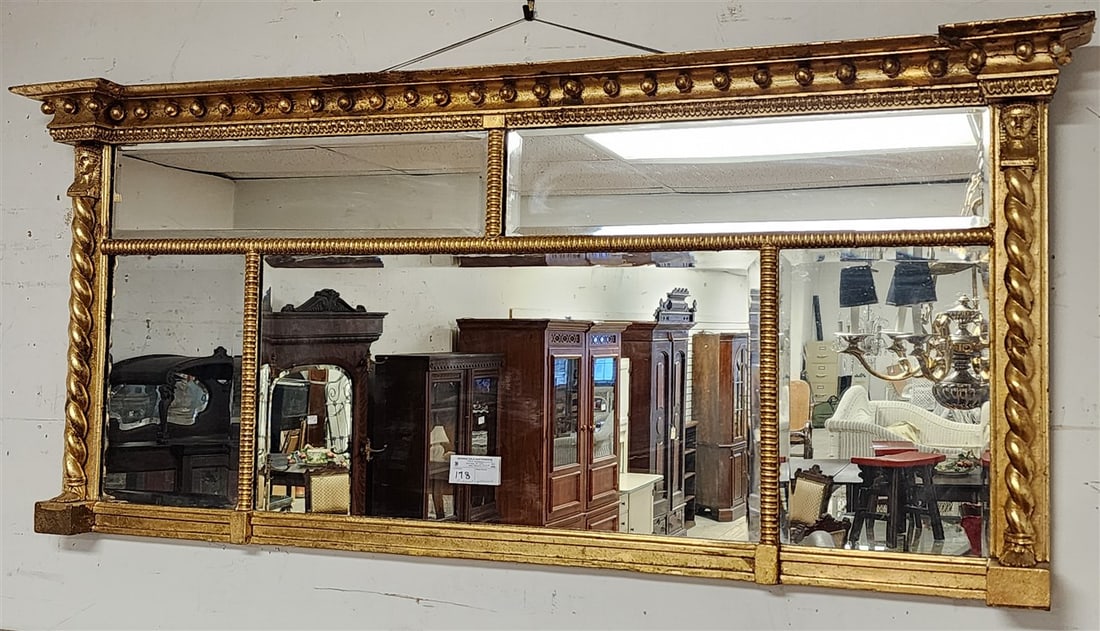 Federal Giltwood Mirror 26 1/2" X 61" (1 of 2)