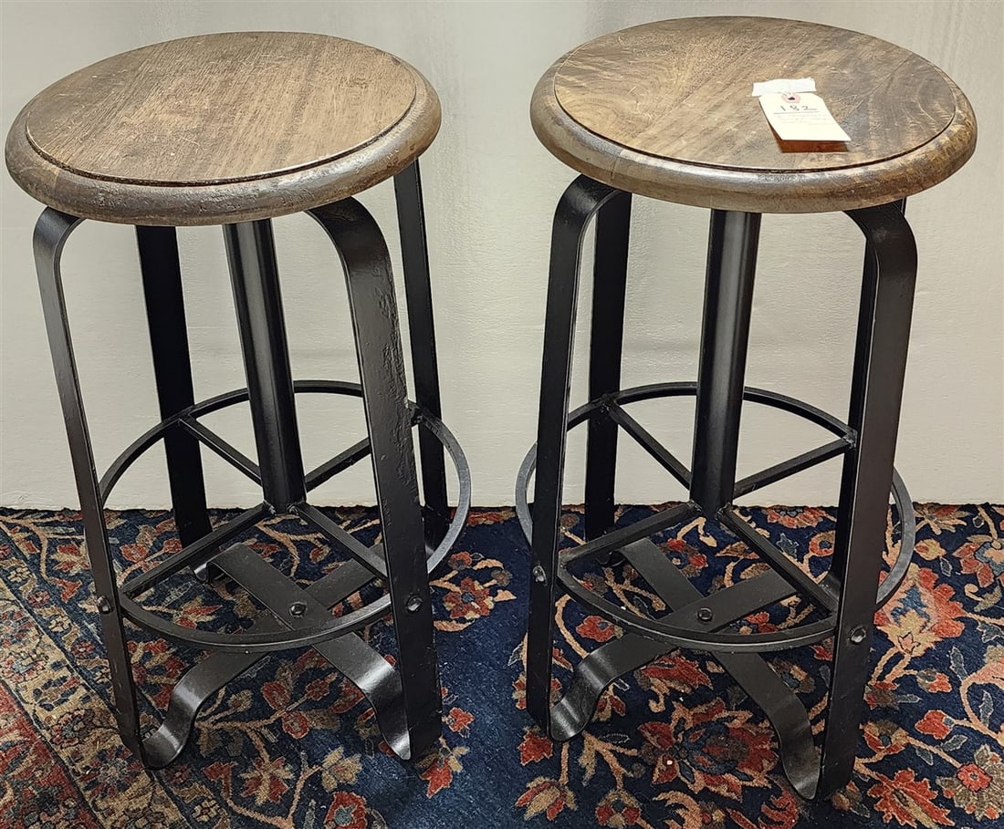 Pr. Christopher Knight Shyla Rotating Counter Stools - 2