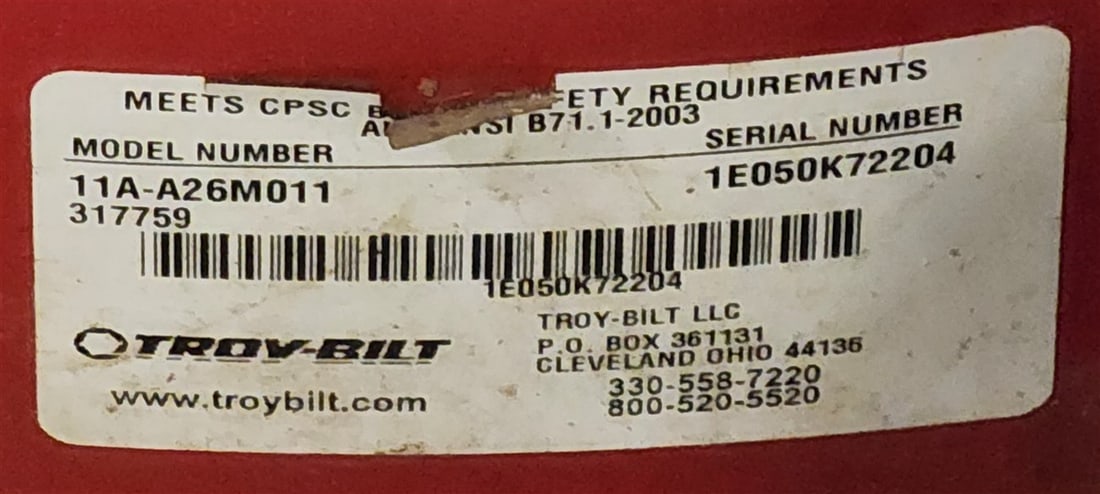 Tray Bilt 21" Push Mower - 4