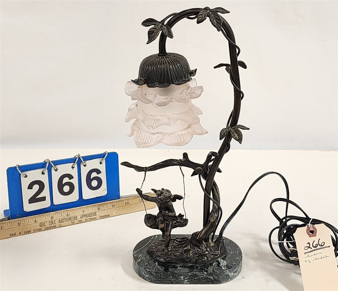 Vintage Andrea By Sadek Fairy Lamp 14 1/2": Vintage Andrea By Sadek Fairy Lamp 14 1/2"