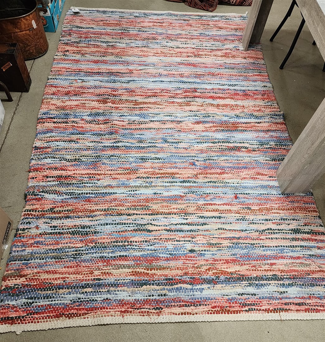 Rag Rug 5'4" X 8'6": Rag Rug 5'4" X 8'6"