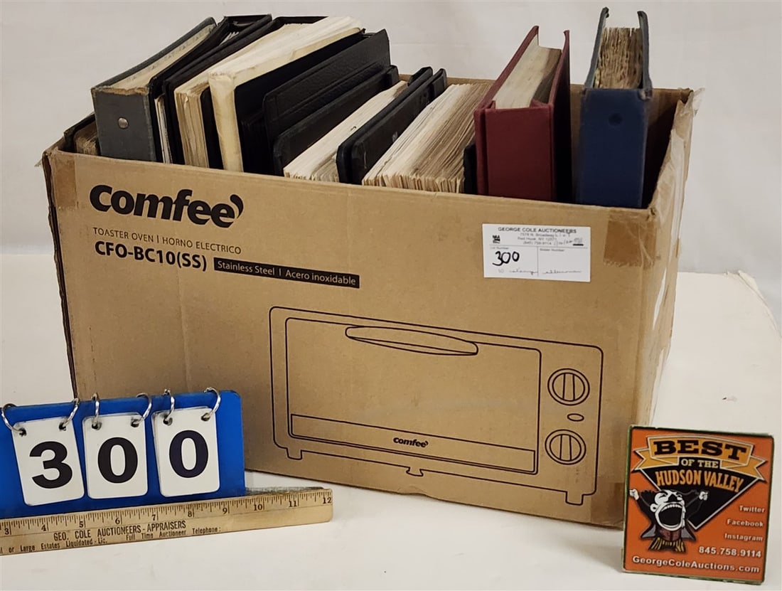 Bx 10 Stamp Albums: Bx 10 Stamp Albums