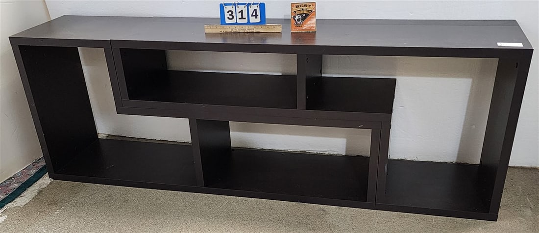 2 Part Modern Console 26" H X 6'5" W X 16" D: 2 Part Modern Console 26" H X 6'5" W X 16" D