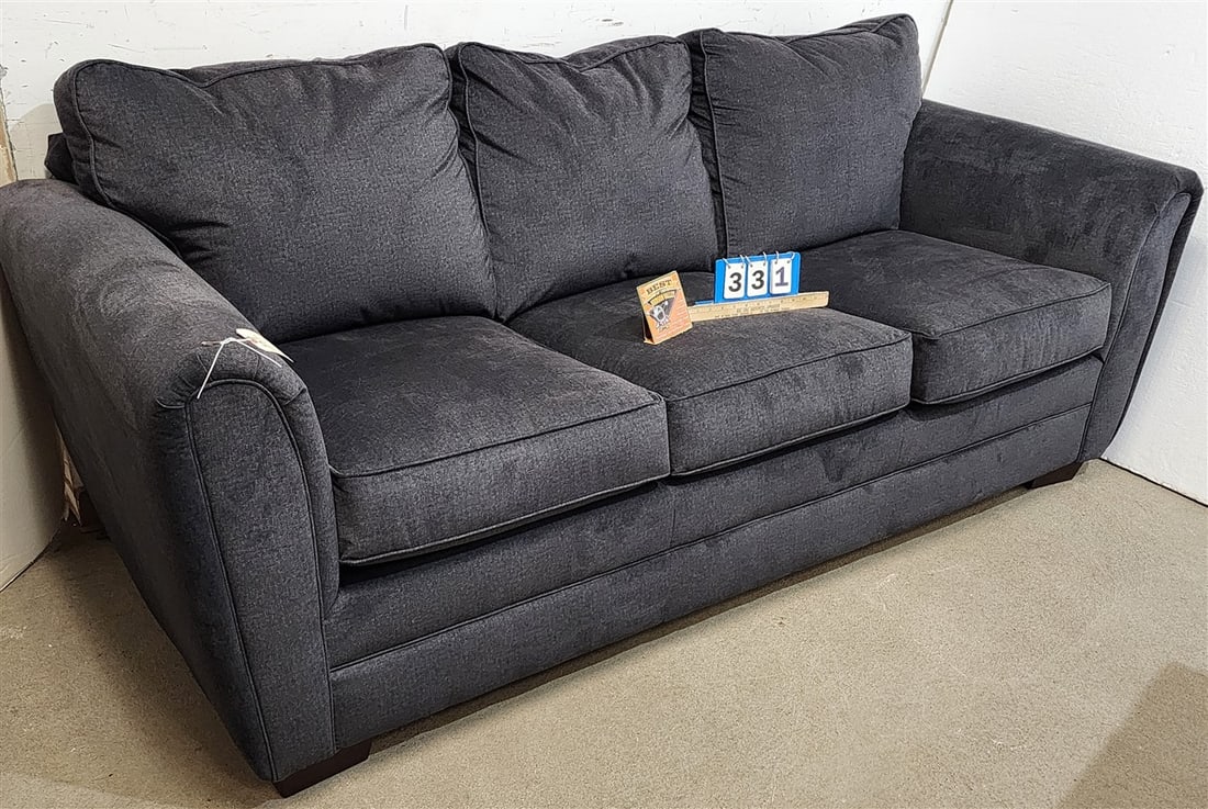 Upholstered Sofa 38" H X 7' L X 22" D: Upholstered Sofa 38" H X 7' L X 22" D