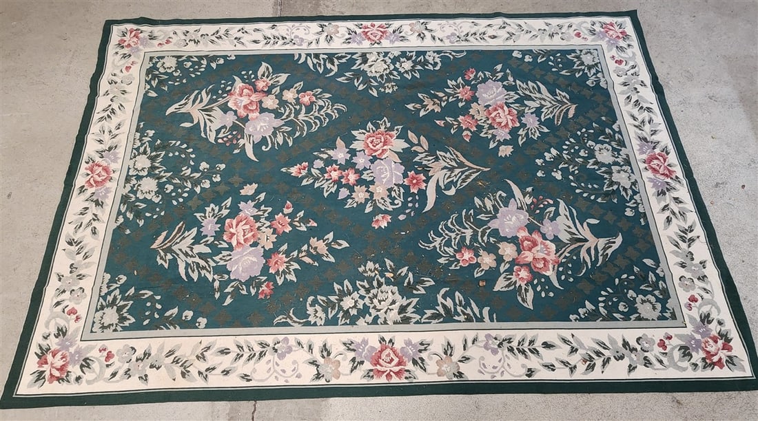 Needlepoint Rug 6' X 8'10": Needlepoint Rug 6' X 8'10"