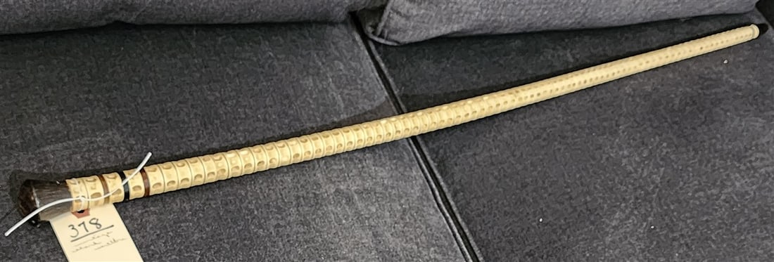 Vintage Shark Vertebrae Cane 35" (1 of 2)