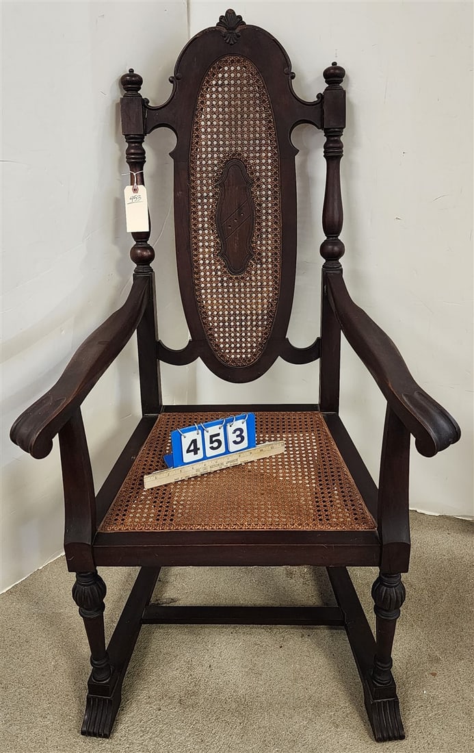 Mahogany Armchair 49' H X 26 1/2" W X 19" D: Mahogany Armchair 49' H X 26 1/2" W X 19" D
