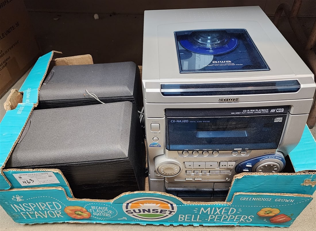 AIWA NSX-HA20 Compact Stereo System w/Speakers: AIWA NSX-HA20 Compact Stereo System w/Speakers