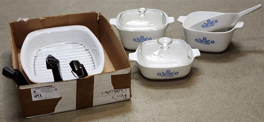 Bx Corning Ware Blue Cornflower - 2