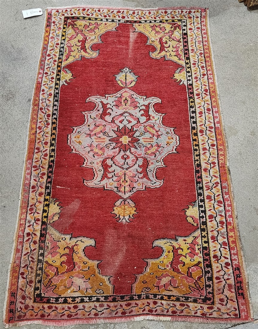 Turkish Oushak Rug 3'1" X 5'5" (1 of 3)