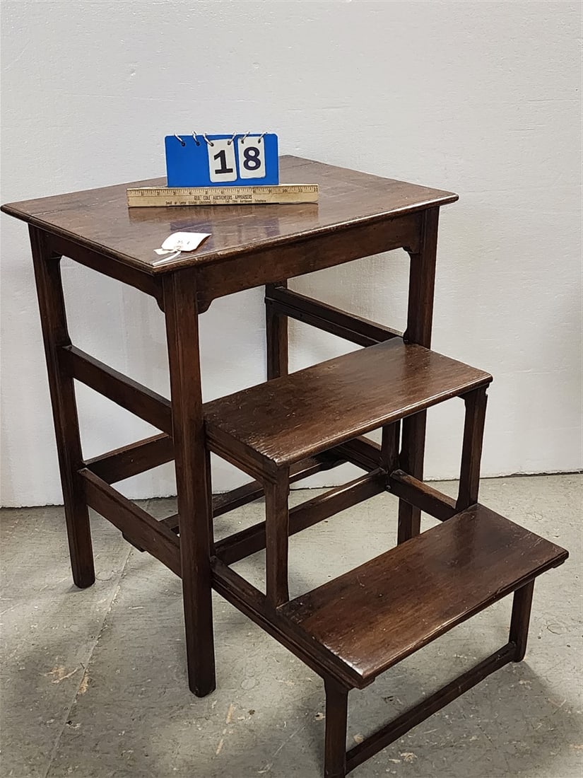 Walnut Stand w/Pullout Step 30" H X 24" W X 17 1/2" D (1 of 4)