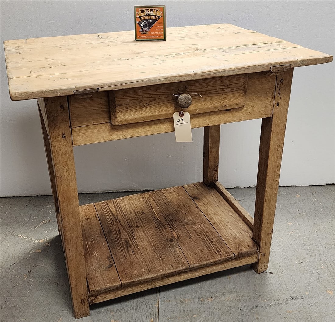Pine 1 Drawer Stand 32" H X 35" W X 24" D (1 of 3)