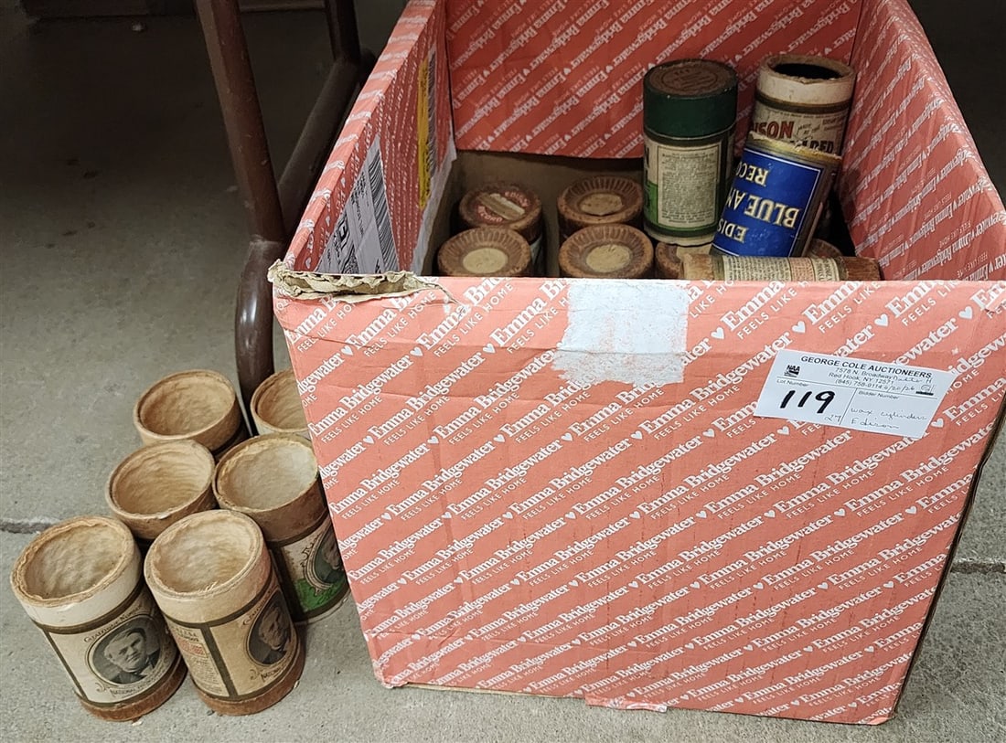 Bx 27 Edison Wax Cylinders (1 of 7)
