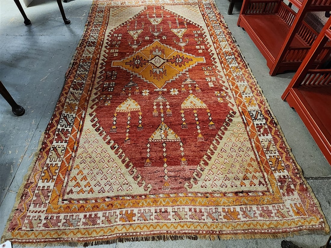 Oushak Rug 5' X 9'5": Oushak Rug 5' X 9'5"