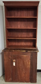 Prim. 1 Door Hutch 6'7" H X 35" W X 19 1/2" D