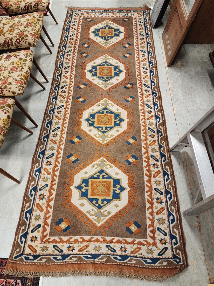 Turkish Runner 3'8" X 10'3": Turkish Runner 3'8" X 10'3"