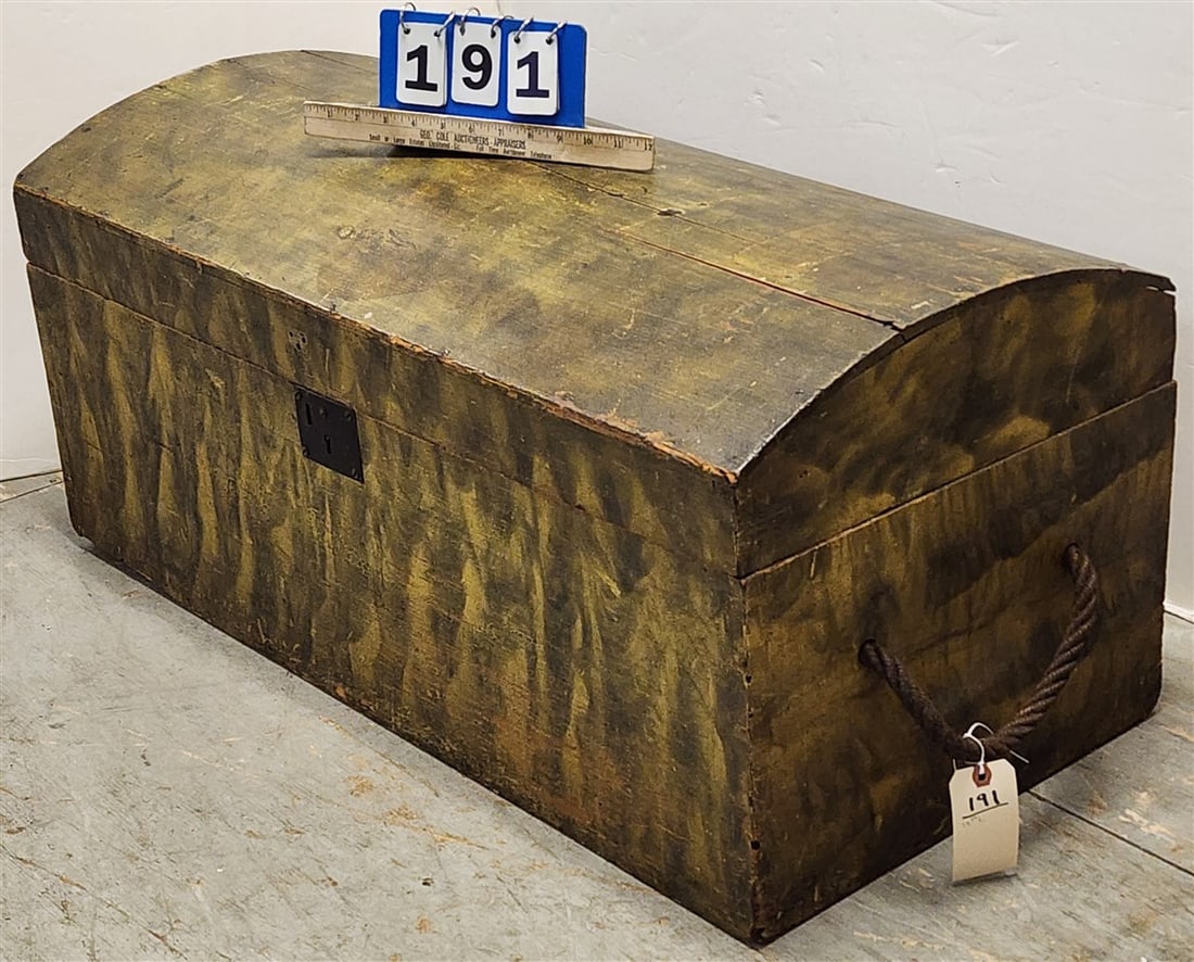 19th C Dome Top Trunk (1 of 2)