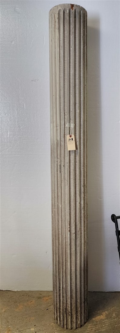 Vintage Solid Wood Fluted Column 82" H X 10" Diam. (1 of 3)