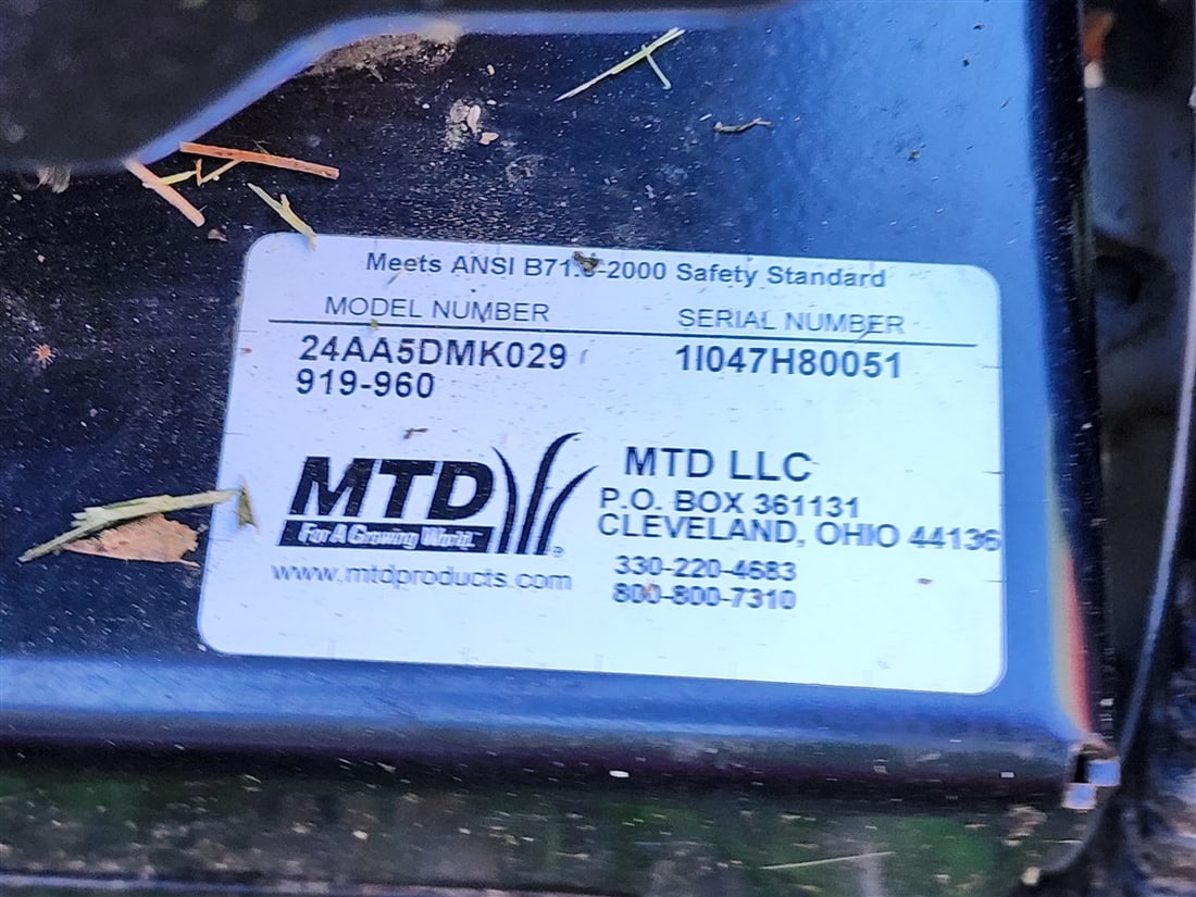 Yard Machine Log Splitter 8 Ton - 2