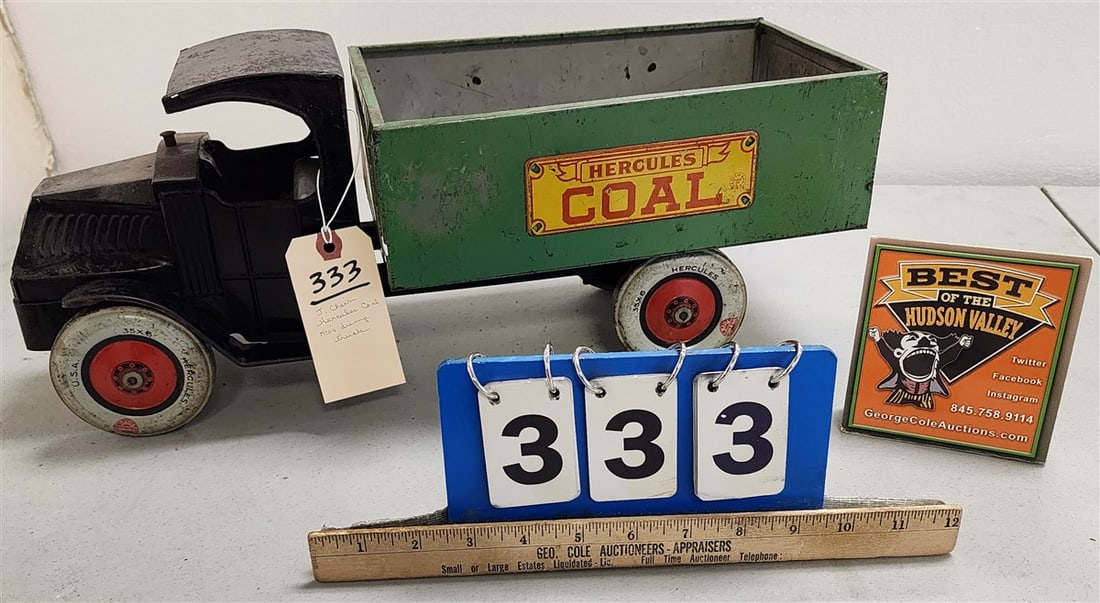 Jay. Chein Hercules Coal Dump Truck 8" H X 19 1/2" L X 7" W (1 of 5)