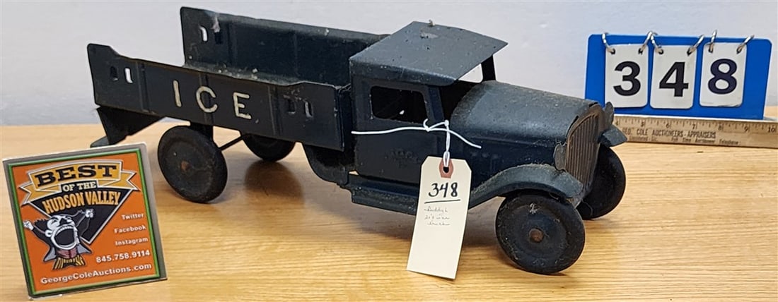 20's Buddy L Pressed Steel Ice Truck 6 1/2" H X 20" L X 6" W (1 of 6)