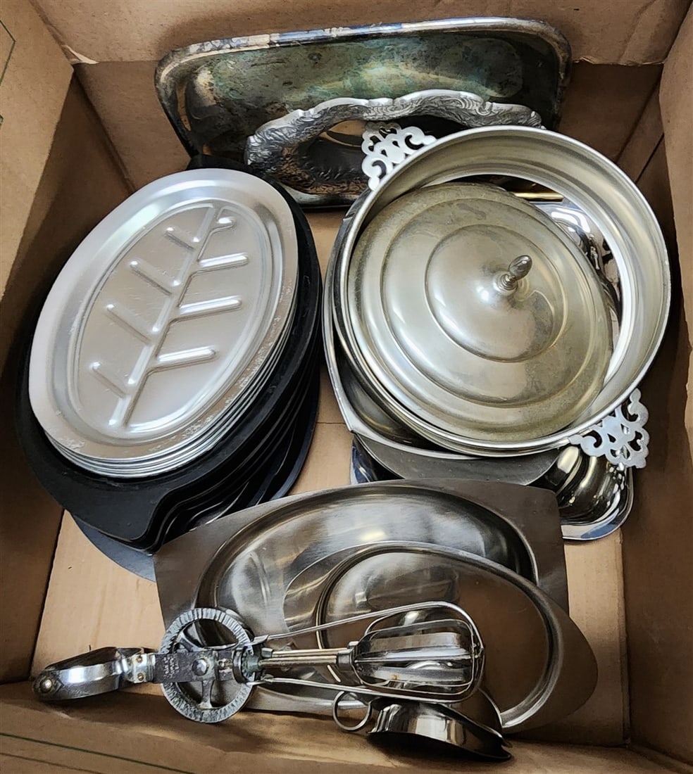 Bx Silverplate - Serving Pcs, Etc. - 2