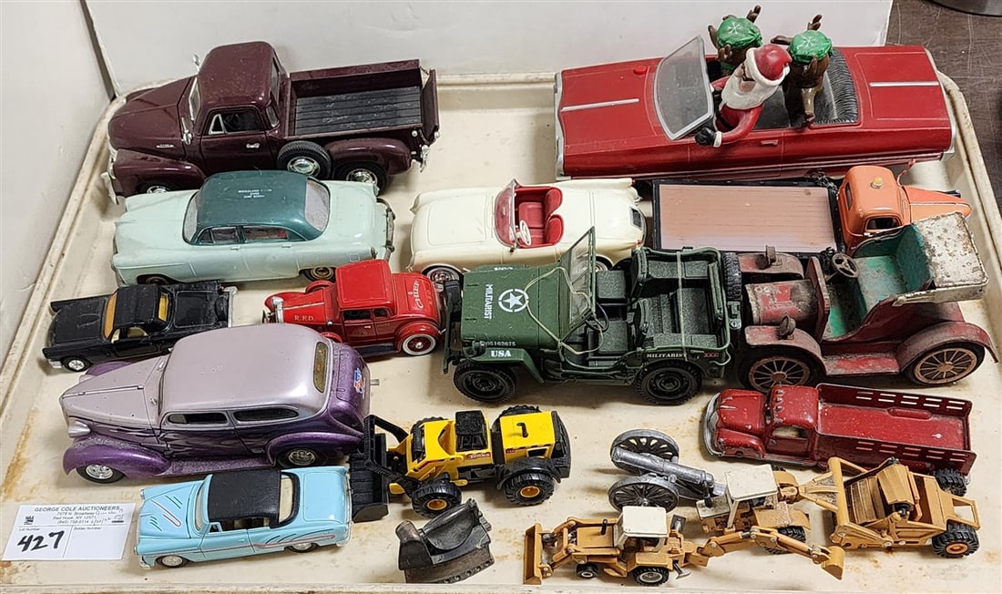 Tray Die Cast Vehicles - Toostie, Tin, Etc. (1 of 9)