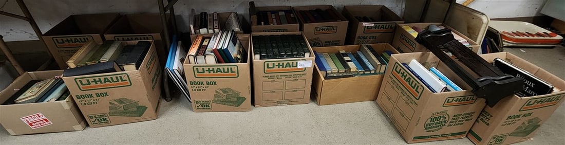 14 Boxes Of Novels, Classics, Sets, Etc. (1 of 9)