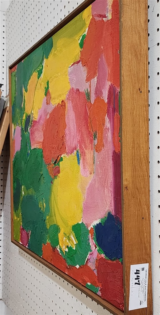 O/C Abstract Sgnd Ritchie 22 3/4" X 25 3/4" (1 of 2)