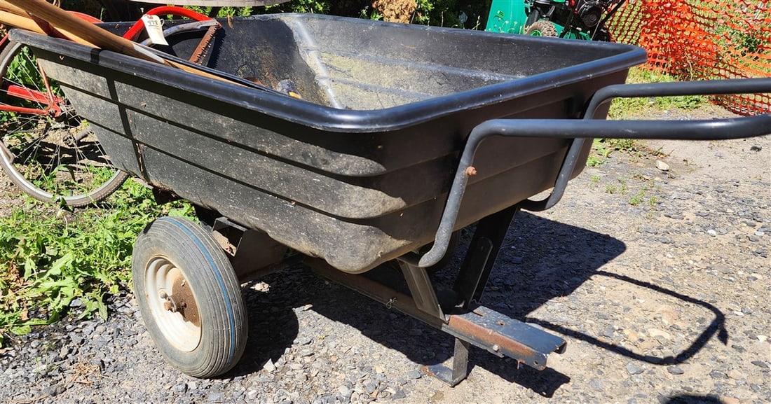 Garden Cart Convertible Push/Tow Type 28" H X 4' L X 37" W: Garden Cart Convertible Push/Tow Type 28" H X 4' L X 37" W