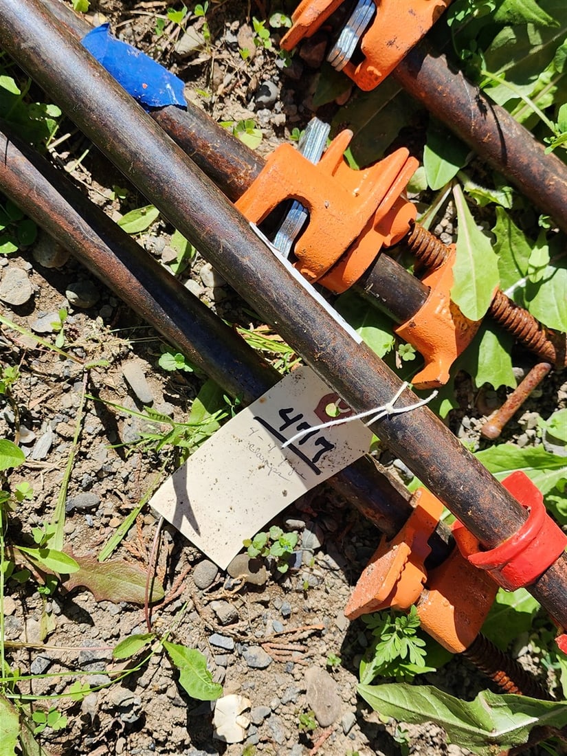(4) Pipe Clamps 4' L - 2