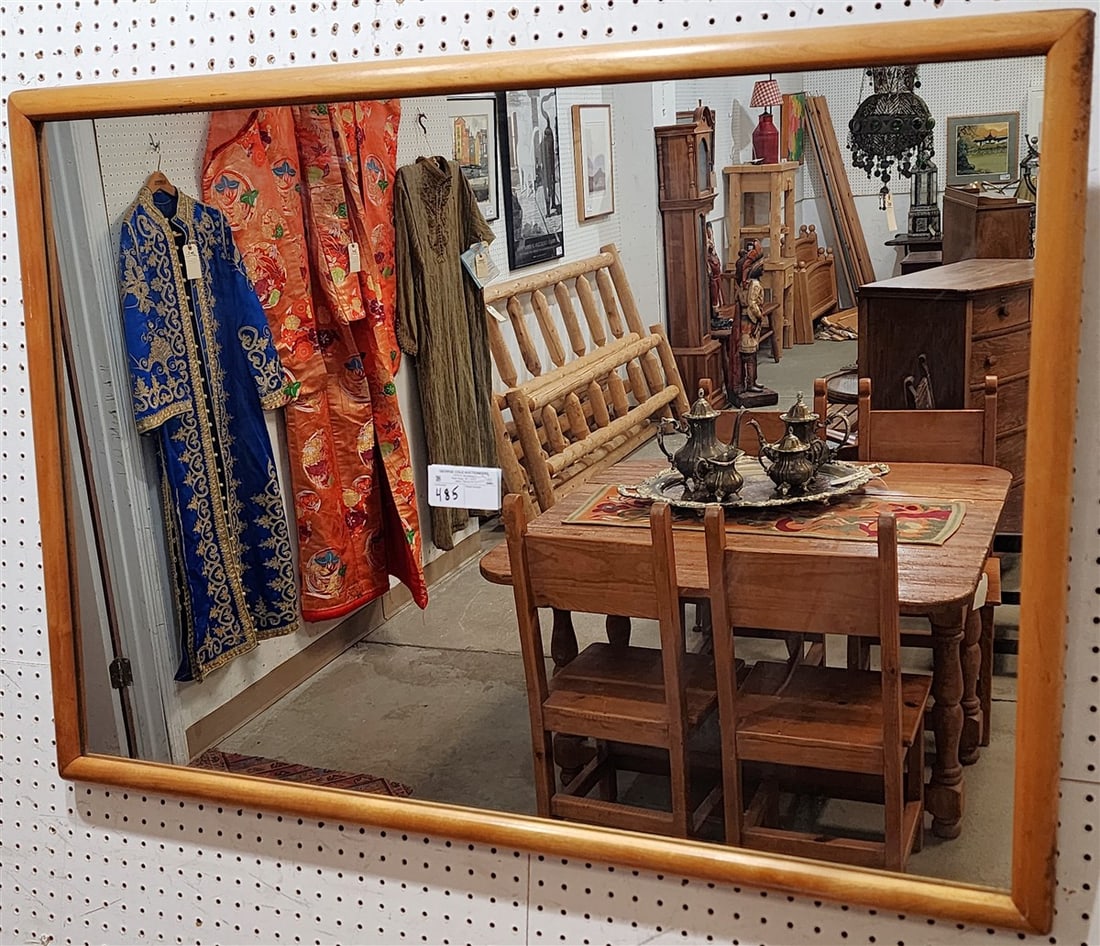 Maple Framed Mirror 29 1/2" X 41 1/2" (1 of 1)