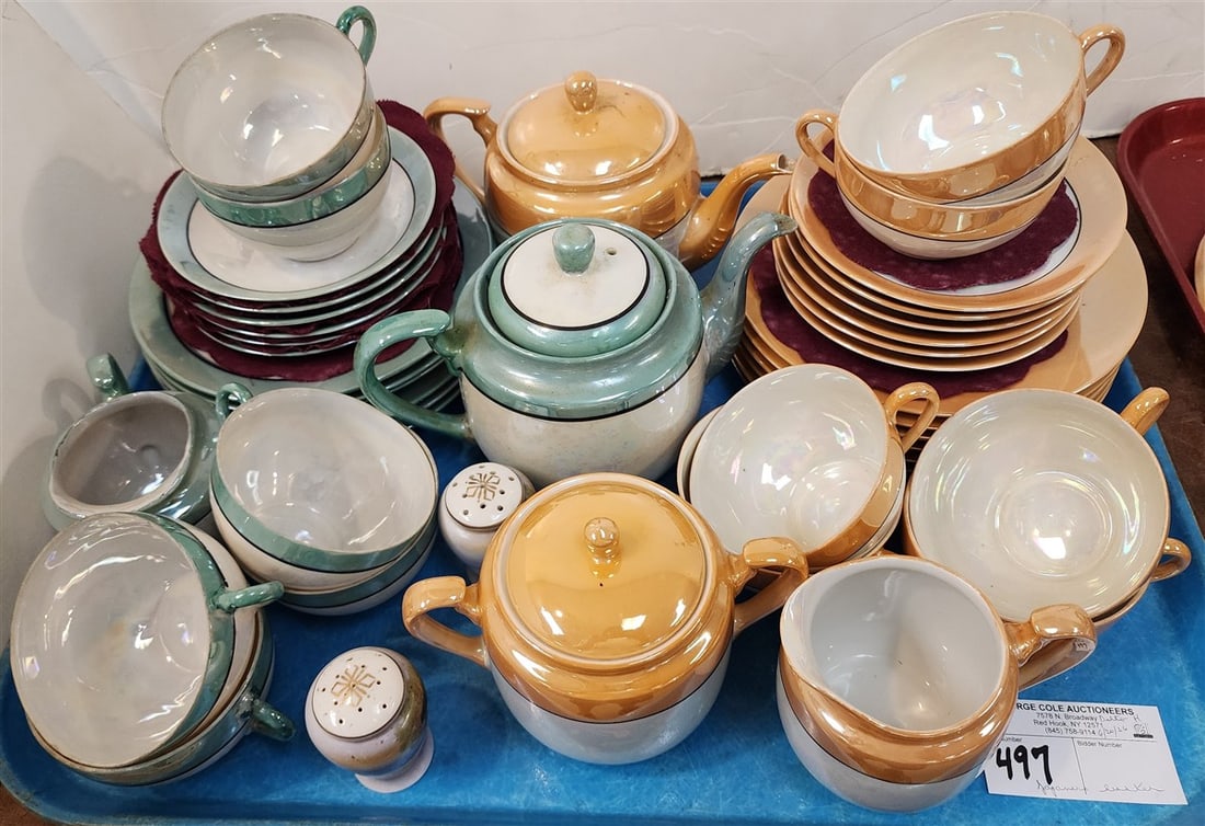 2 Japanese Luster Tea Sets (1 of 3)