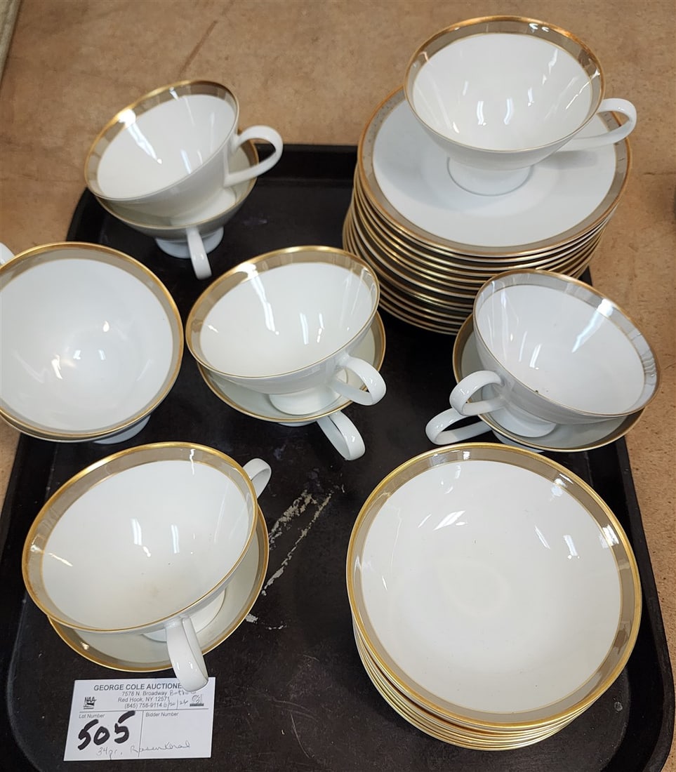34 Pc. Rosenthal Tea Set (1 of 2)