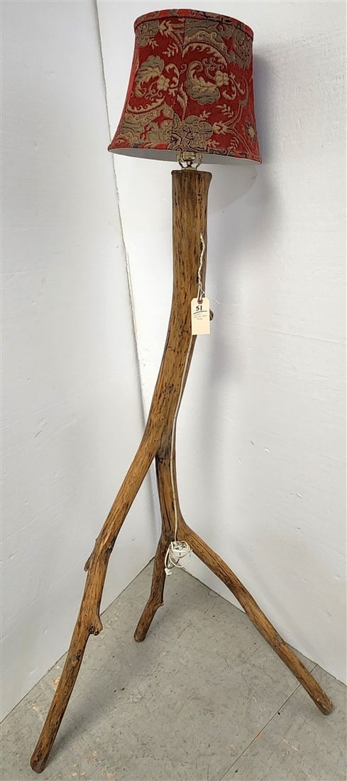 Rustic Branch Floor Lamp 6' (1 of 4)