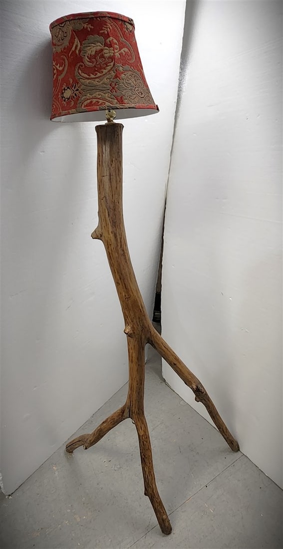 Rustic Branch Floor Lamp 6' - 2