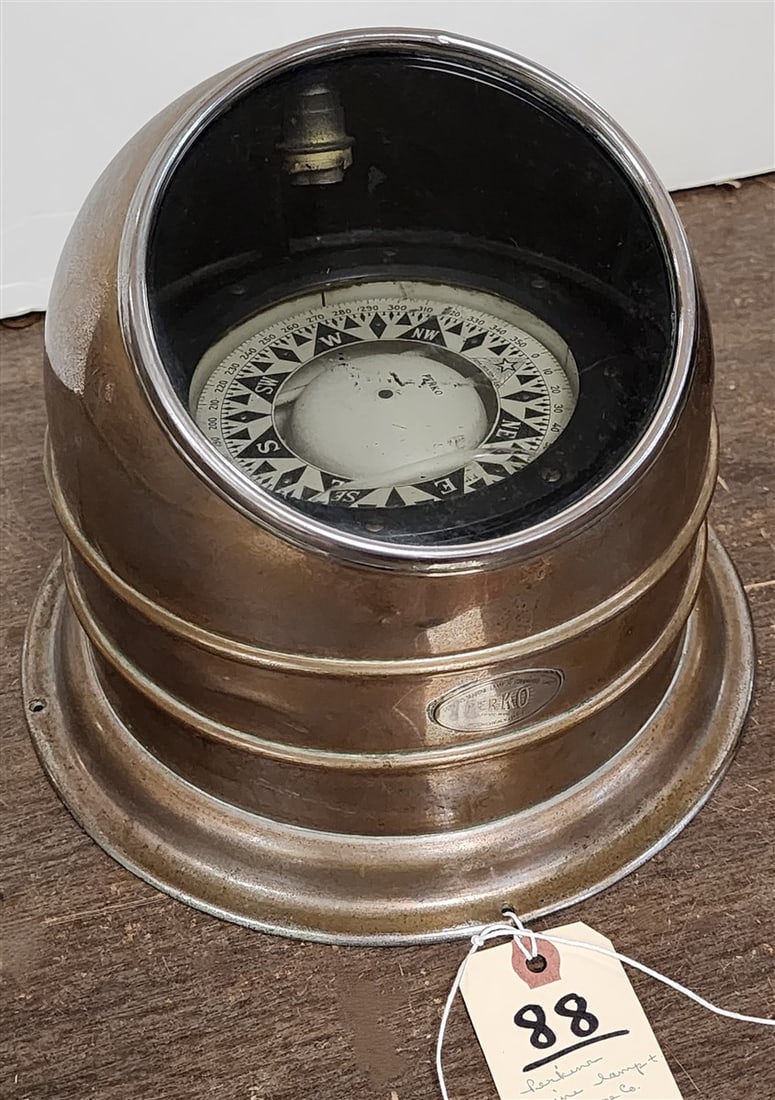 Perkins Marine Lamp + Hardware Co. Compass Binnacle: Perkins Marine Lamp + Hardware Co. Compass Binnacle