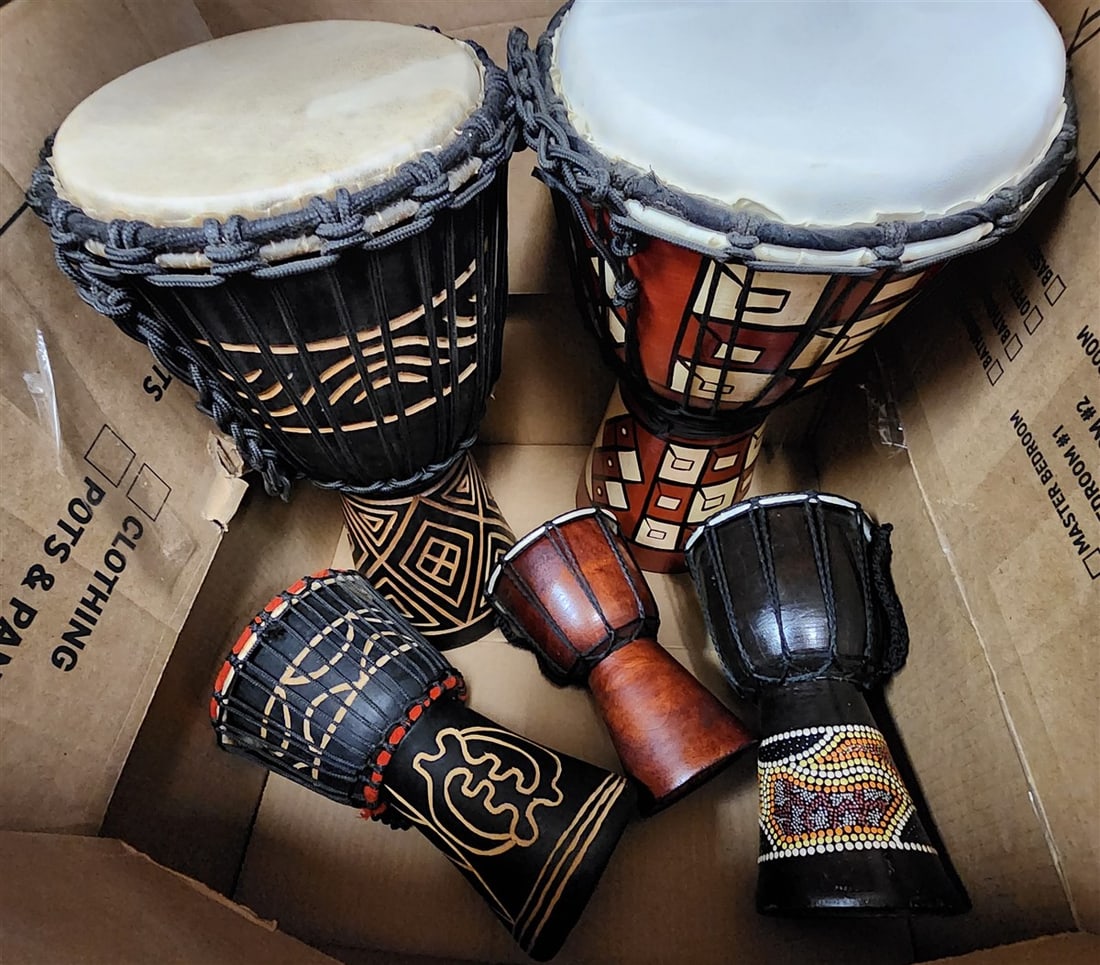 Bx 5 Djembe Drums (1 of 3)