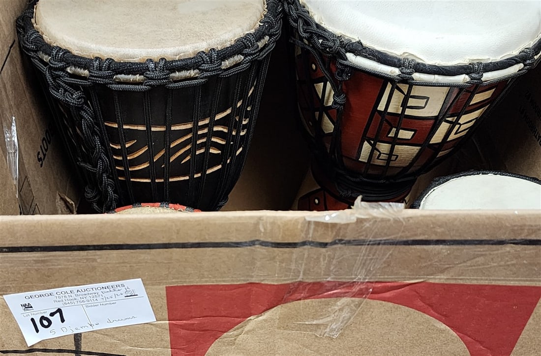 Bx 5 Djembe Drums - 3