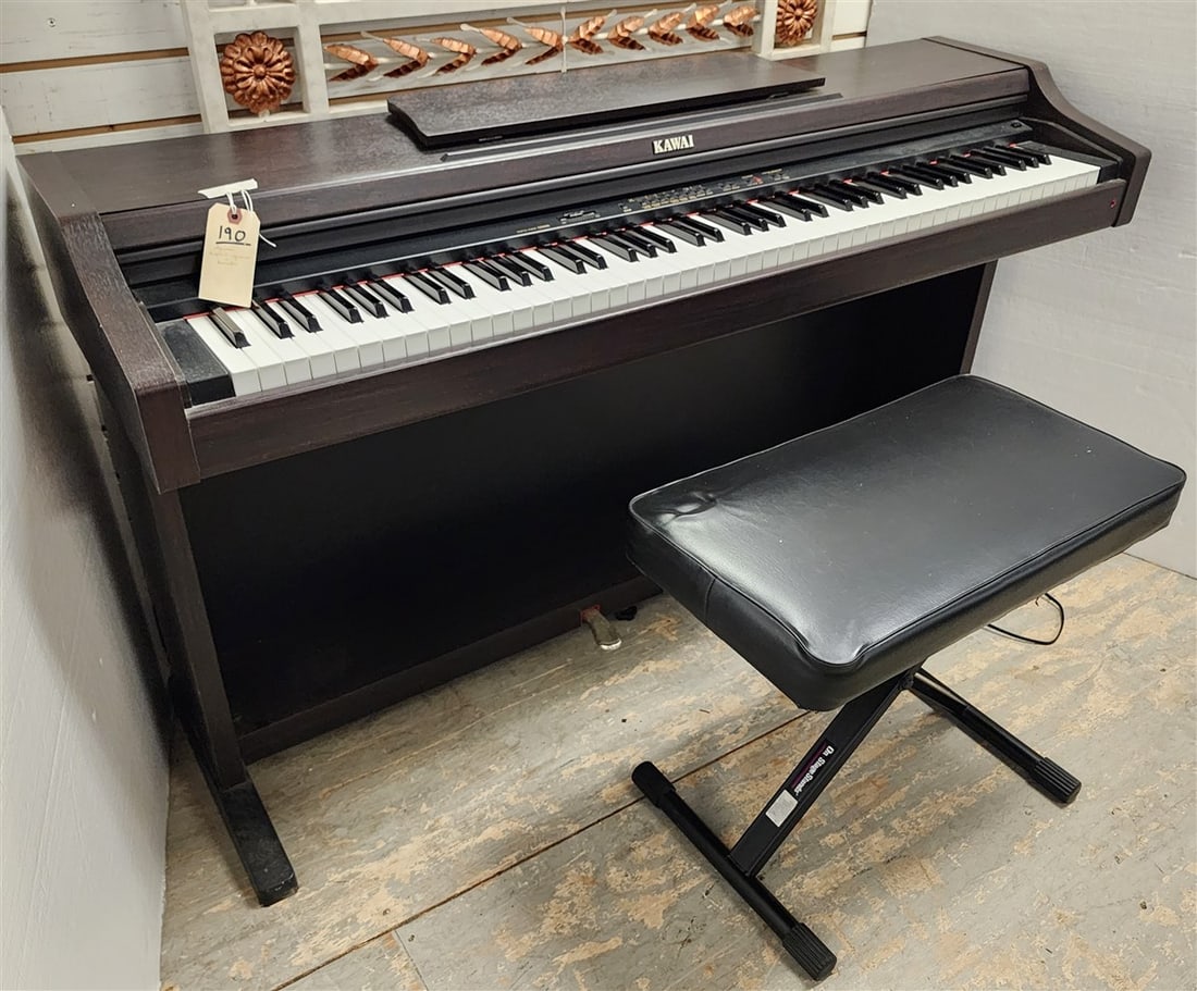 Kawai Digital Piano 32 1/2" H X 55" W X 17 1/2" D w/Adjustable Bench (1 of 3)