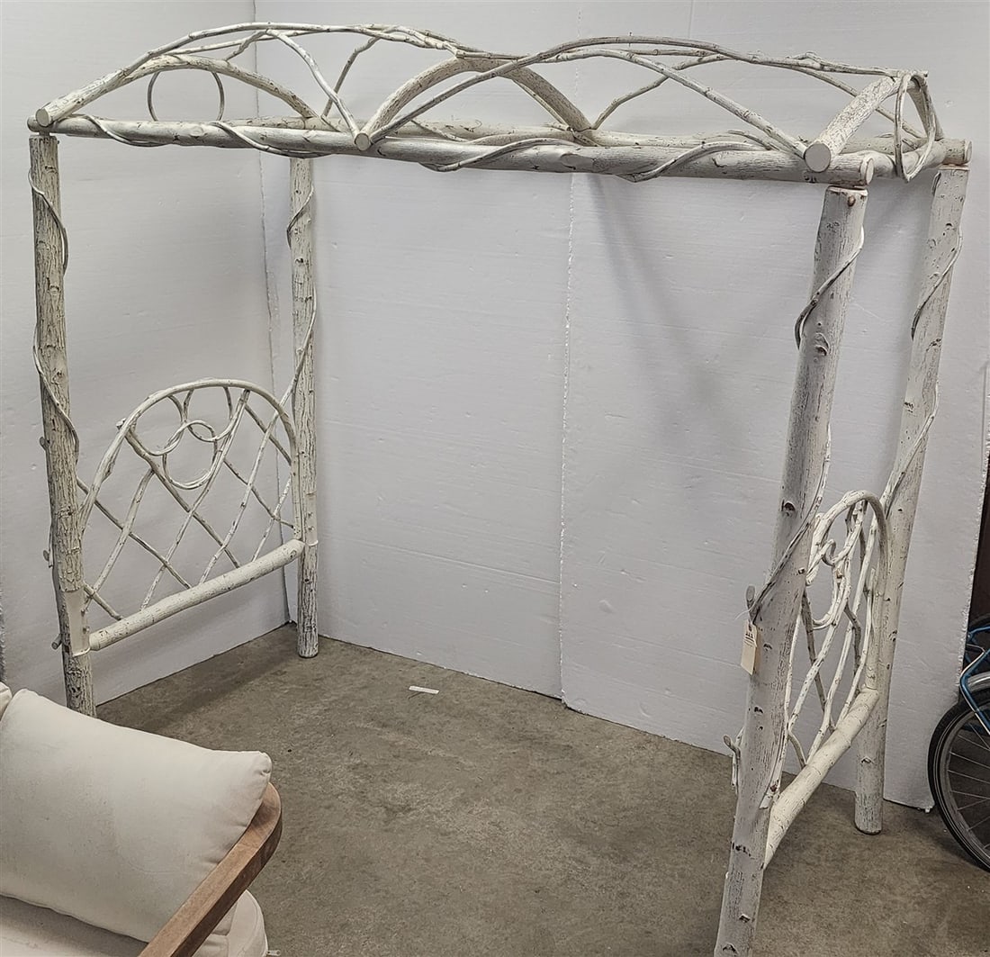 Adirondak Twig Pergola 7' H X 6'10" W X 44" D: Adirondak Twig Pergola 7' H X 6'10" W X 44" D