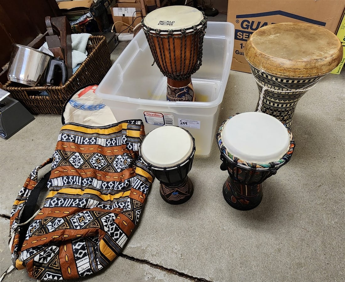 Tub Of 4 Darbuka Drums (1 of 4)