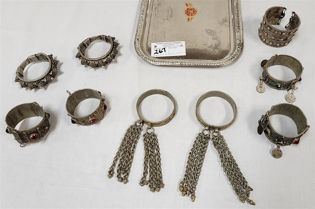 8 Bedouin & Moroccon Bangles: 8 Bedouin & Moroccon Bangles