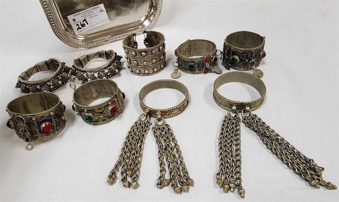 8 Bedouin & Moroccon Bangles - 2