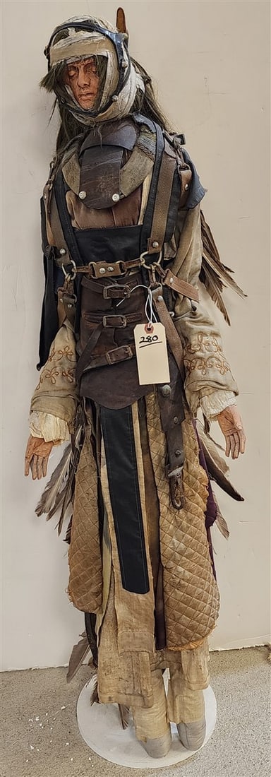 Soft Scuplture Of A Post Apocalyptic Costumed Figure 53" H (1 of 4)